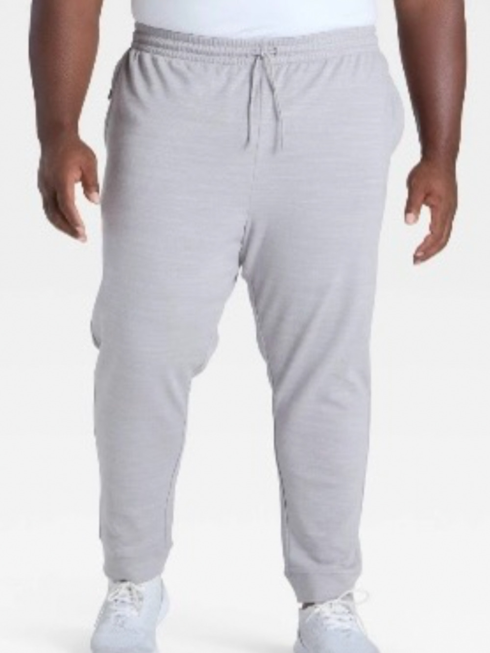 Men’s Big Siri Ponte Jogger Pants - All in Motion Gray Heather 3XL